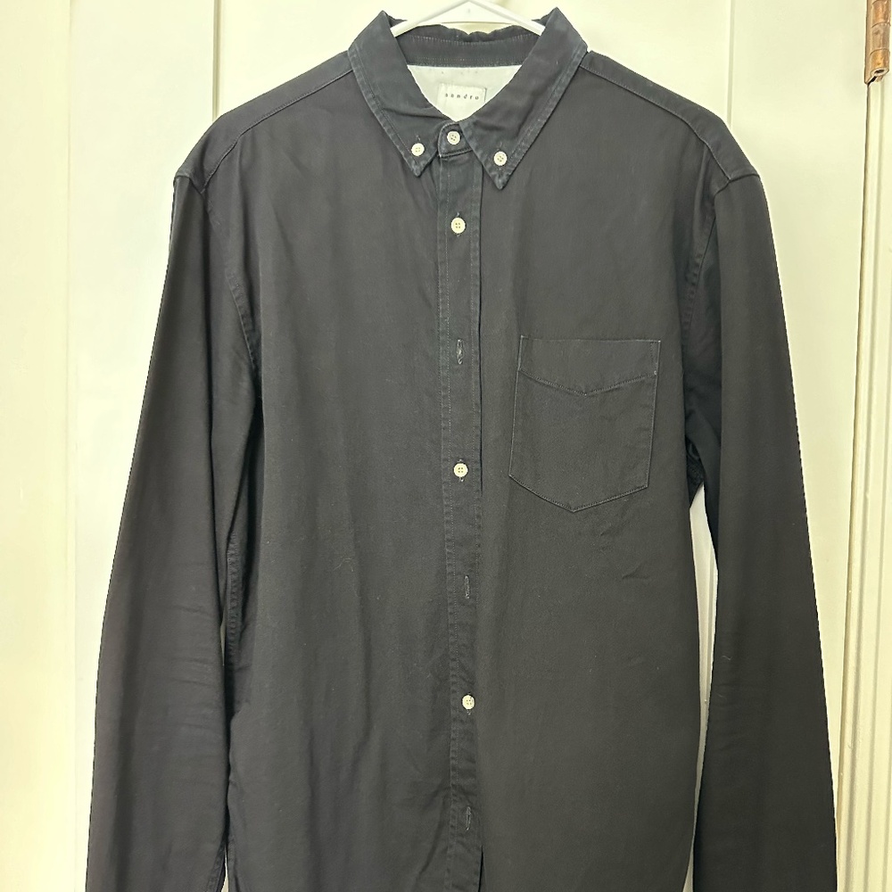 Sandro Heavyweight Cotton Button Down